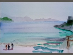 На пляже Трстено / On the Trsteno Beach